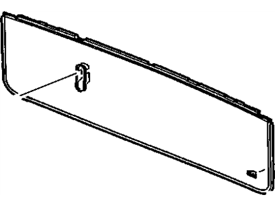Panel, End Gate Top And Bottom
