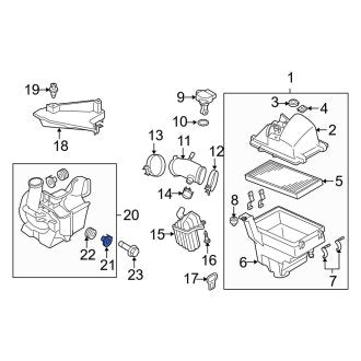 New OEM Genuine Mazda, Engine Air Intake Hose Spacer - Part # SLA113321