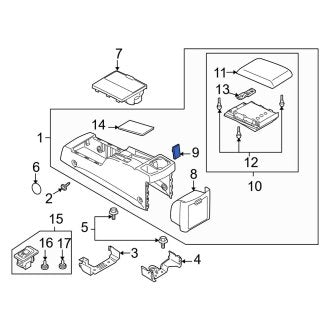 New OEM Genuine Mazda, Console Cap - Part # CC336462634