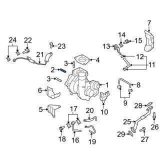 New OEM Genuine Mazda, Turbocharger Stud - Part # L33E13146A