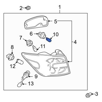 New OEM Genuine Mazda, Rear Turn Signal Light Bulb - Part # EG2151686