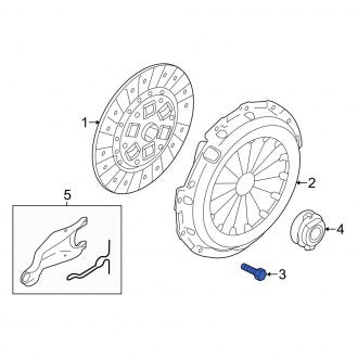 New OEM Genuine Mazda, Transmission Clutch Pressure Plate Bolt - Part # 9XG02426S