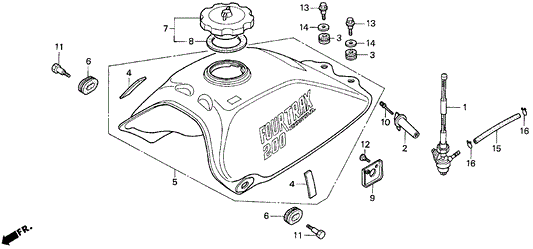 Plate, Petcock Lever