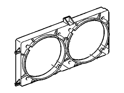 Shroud Kit, Radiator Fan Shroud