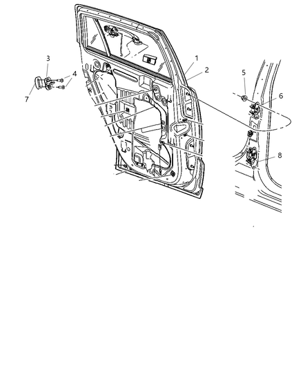 Panel Rear Door Outer Repair