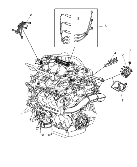 New 2007 Fits Chrysler Pacifica Cable/Ignition-Ignition - Part # 4686740AB