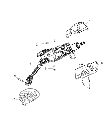 Shroud Steering Column Lower