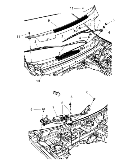 Blade Front Wiper