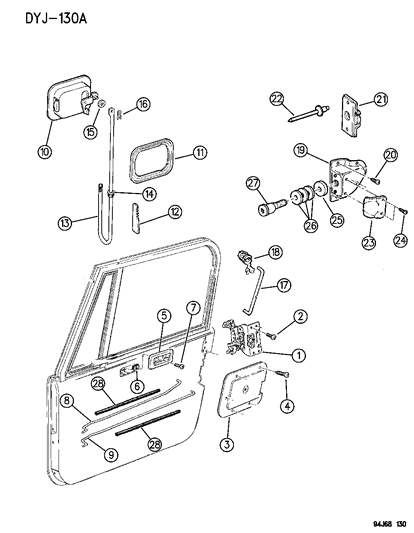 Rivet, W/Remote Fuel Door