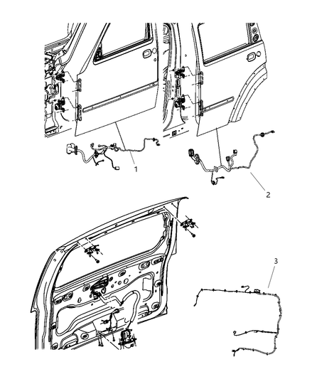Wiring Rear Door