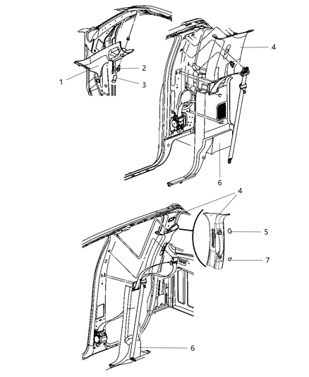 Panel B Pillar Upper Trim
