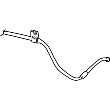 Hose And Bracket, Frt. Brakes Right