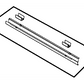 New 2009-2012 Fits Chrysler 1500 Crossmember-Rear Box - Part # 55372932AA