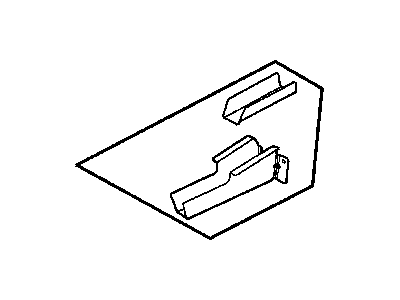 New 2001-2006 Fits Chrysler Sebring Extension-Rear Rail Rear Bumper Right/Left - Part # 4878795AC