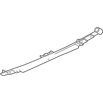 Spring Rear Leaf Includes Bushings