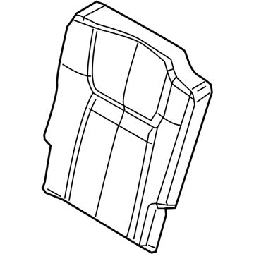 New 2010 Fits Chrysler Commander Rear Seat Back Cover - Part # 1PZ35ZJ3AA
