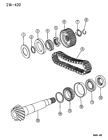 Cup, T/Shaft Bearing