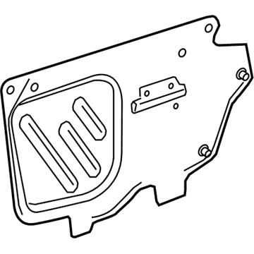 Deflector, Door Inner Panel