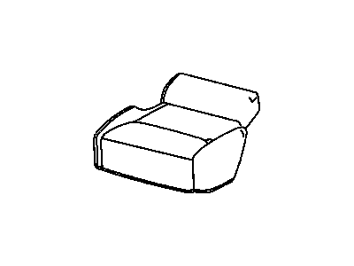 New 2010 Fits Chrysler Commander Rear Seat Cushion - Part # 1PW96ZJ3AA