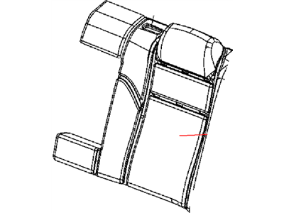 Cover Rear Seat Back Left