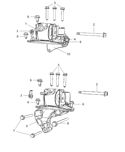 Bracket Engine Support