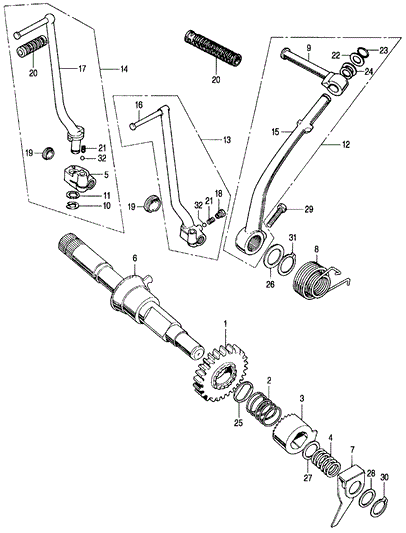 Pinion, Kick Starter