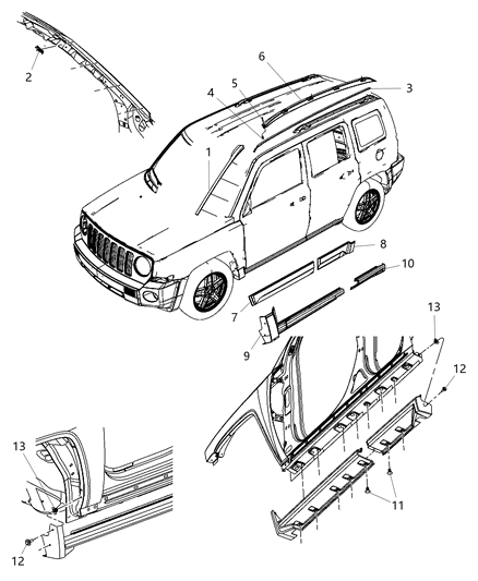 Side Rail Roof Rack