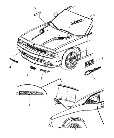Nameplate Hemi