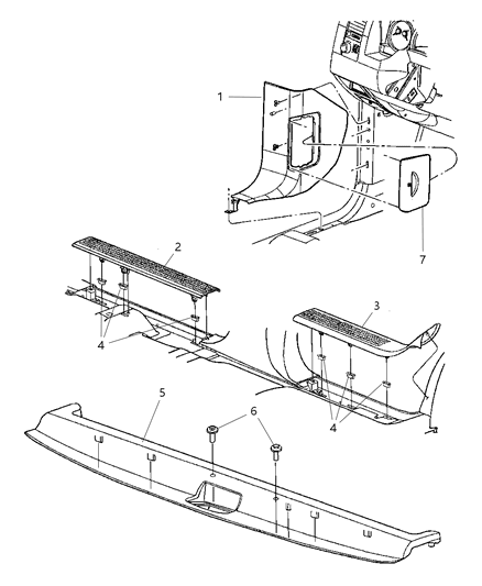 Plate Scuff Rear