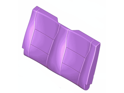 Cover Assy - Rear Seat Back