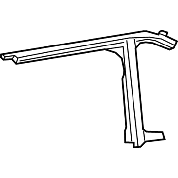 New 2019 Fits Chrysler Wrangler Rail-Door Glass - Part # 68251571AE