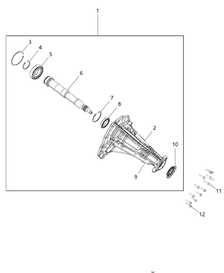 New 2007-2013 Fits Chrysler 3500, 4500, 5500 Extension-Transmission - Part # 52119997AA