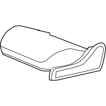 New 2009 Fits Chrysler PT Cruiser Front Seat Cushion Cover - Part # 1JP961D5AA