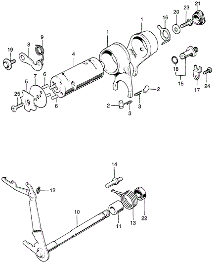 Plate, Shift Drum Side