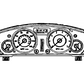 Mask And Lens Instrument Cluster