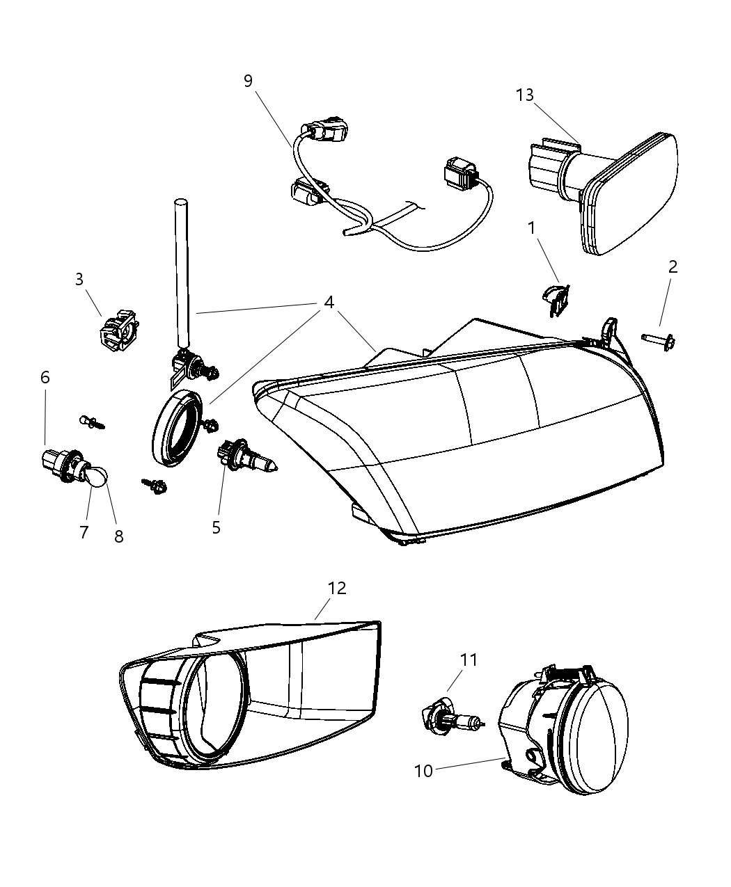 Wiring Headlamp