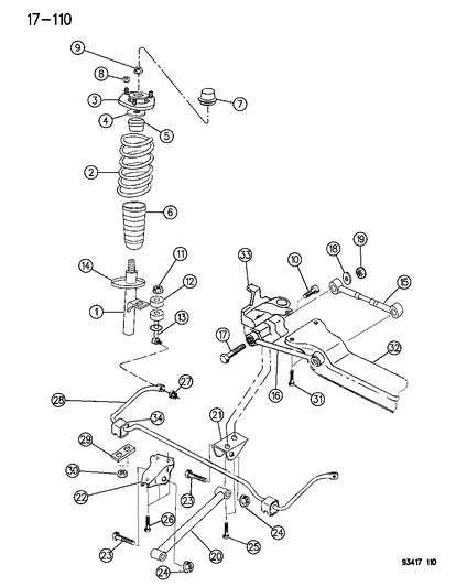 Hanger, Rear Trailing Link, Right