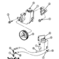 Pump, W/Pulley, Reservoir And Cap
