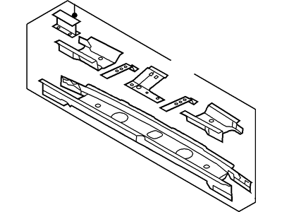 Member - Rear Floor Cross