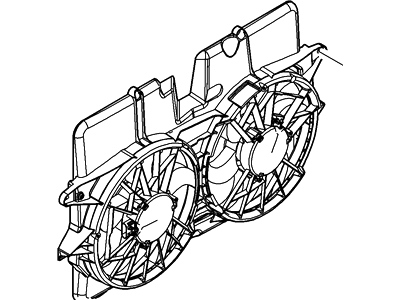 Motor And Fan Assy - Engine Cooling
