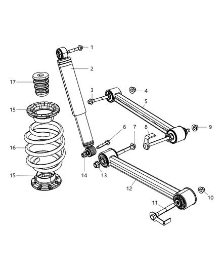 Shock Absorber Suspension Rear