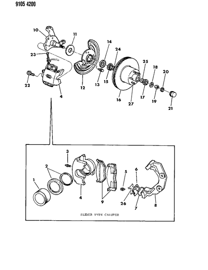 Plate, Disc Brake Ret.