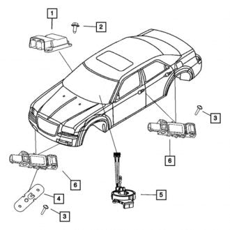 New OEM Combination Switch Fits, 2014-2018 Chrysler 300 - Part # 5LY52DX9AI