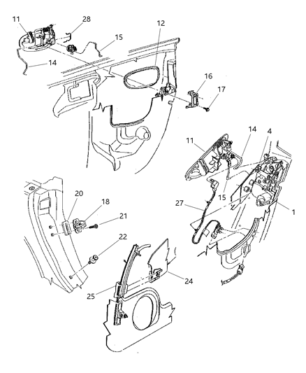 Reinforcement Front Door Latch