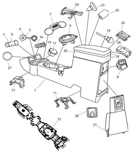 Bezel Console Prndl