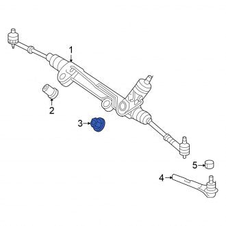 New OEM Genuine Mitsubishi, Rack and Pinion Nut - Part # 06506387AA