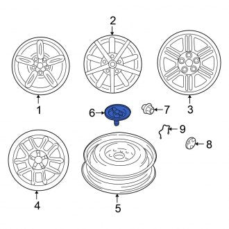 New OEM Genuine Mitsubishi, Spare Tire Bolt - Part # MB910914