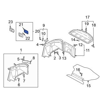 New OEM Genuine Mitsubishi, Front Courtesy Light Lens - Part # MB337920