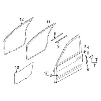 New OEM Genuine Mitsubishi, Door Plug - Part # MU670040