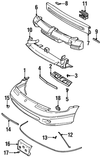 Bumper Cover Brace